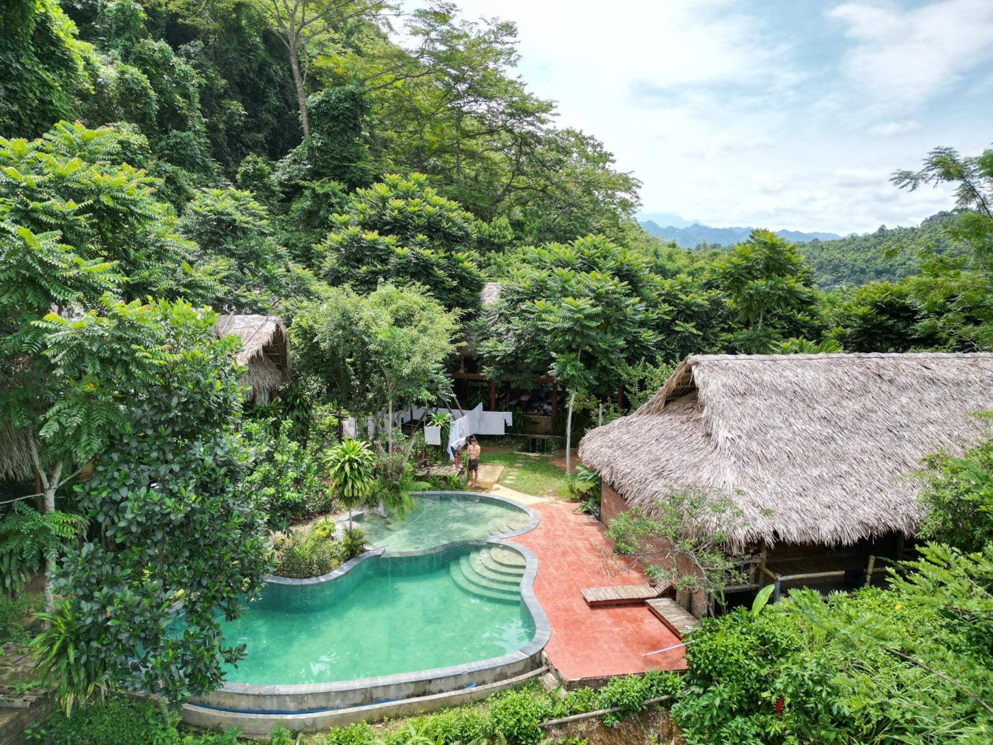 Puluong Homestay1Holiday Pu Luong ภายนอก รูปภาพ