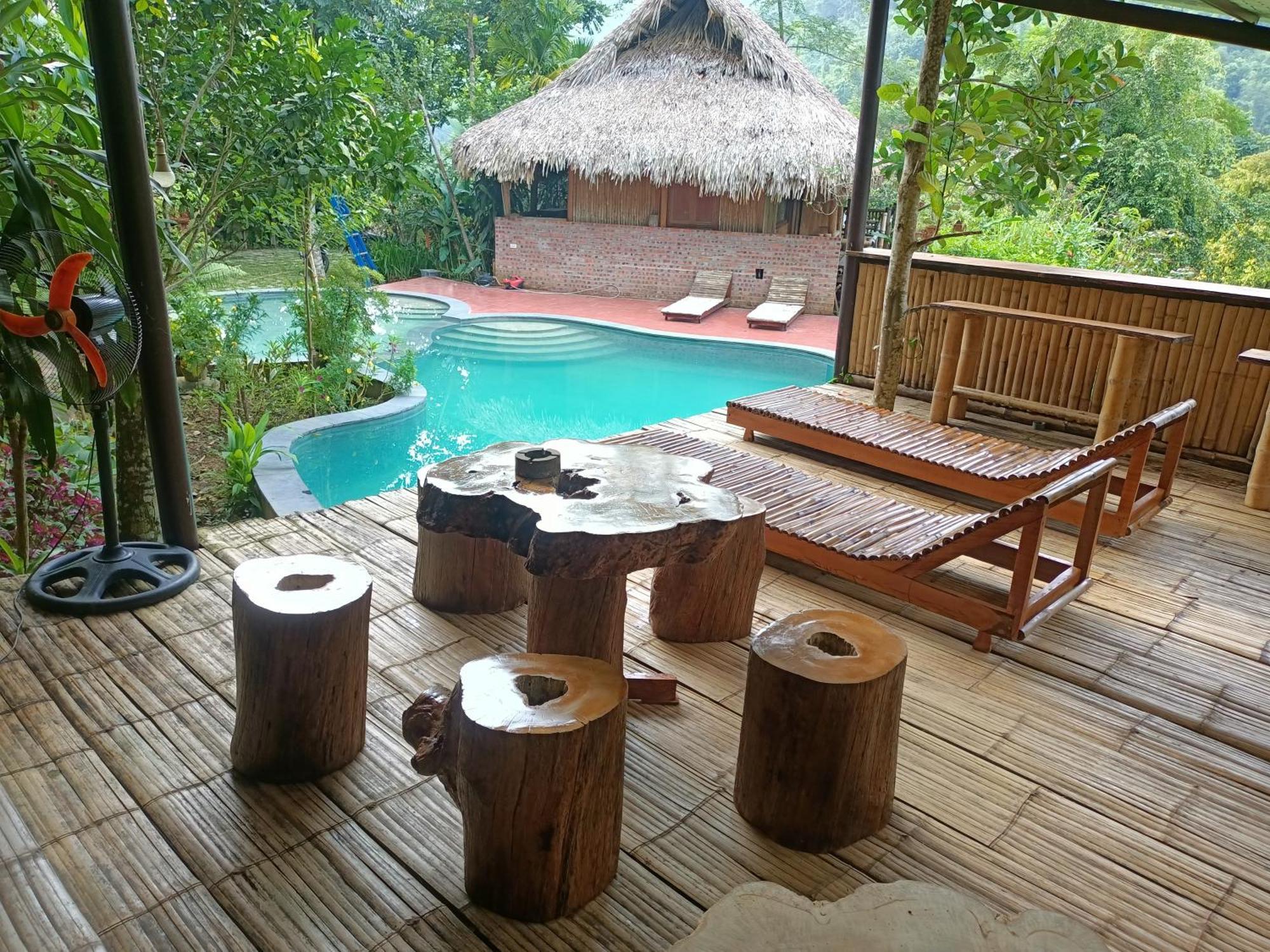 Puluong Homestay1Holiday Pu Luong ภายนอก รูปภาพ